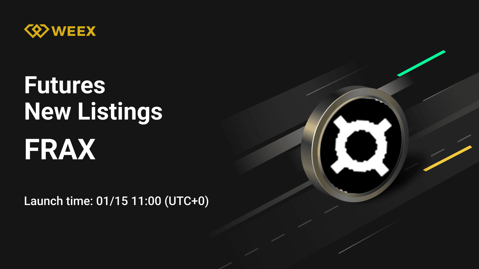 WEEX Futures Lance des contrats perpétuels FRAX USDT