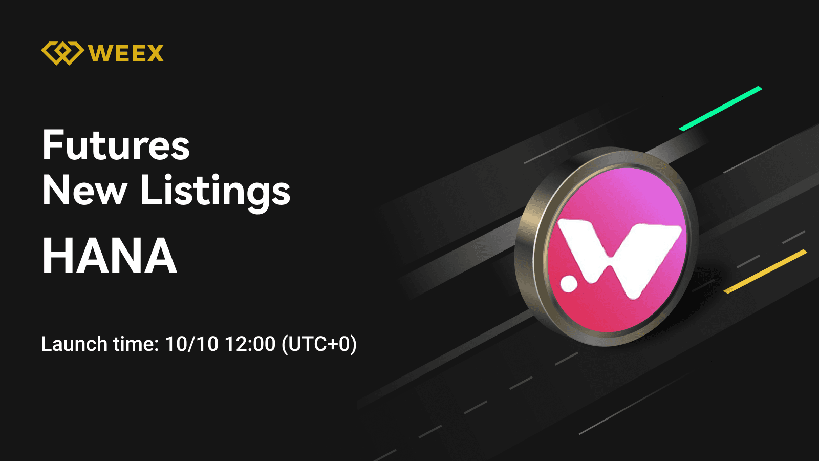 HANA USDT Futures Trading est en ligne sur WEEK Exchange