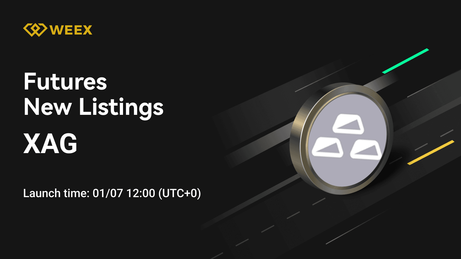 WEEX Futures lance le contrat perpétuel XAG avec la paire XAG USDT