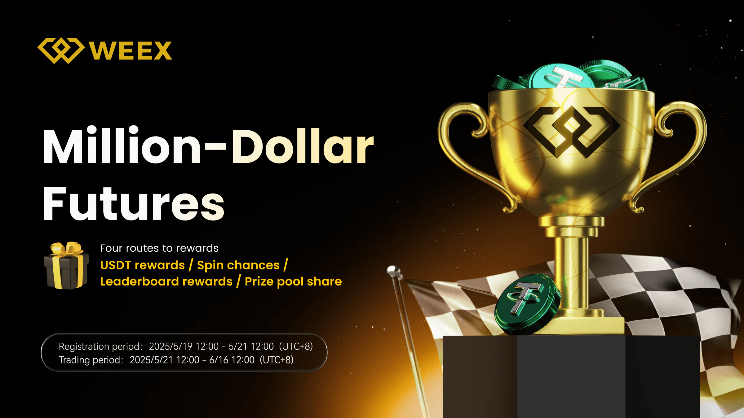 Concours de contrats à terme d'un million de dollars WEEX