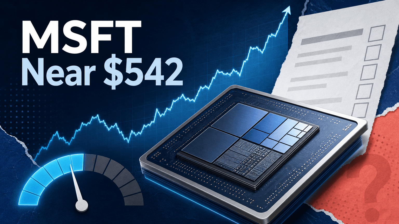 Acciones de MSFT cerca de 542 $: qué afirma realmente Azure Maia 300 y qué aún debe demostrarse