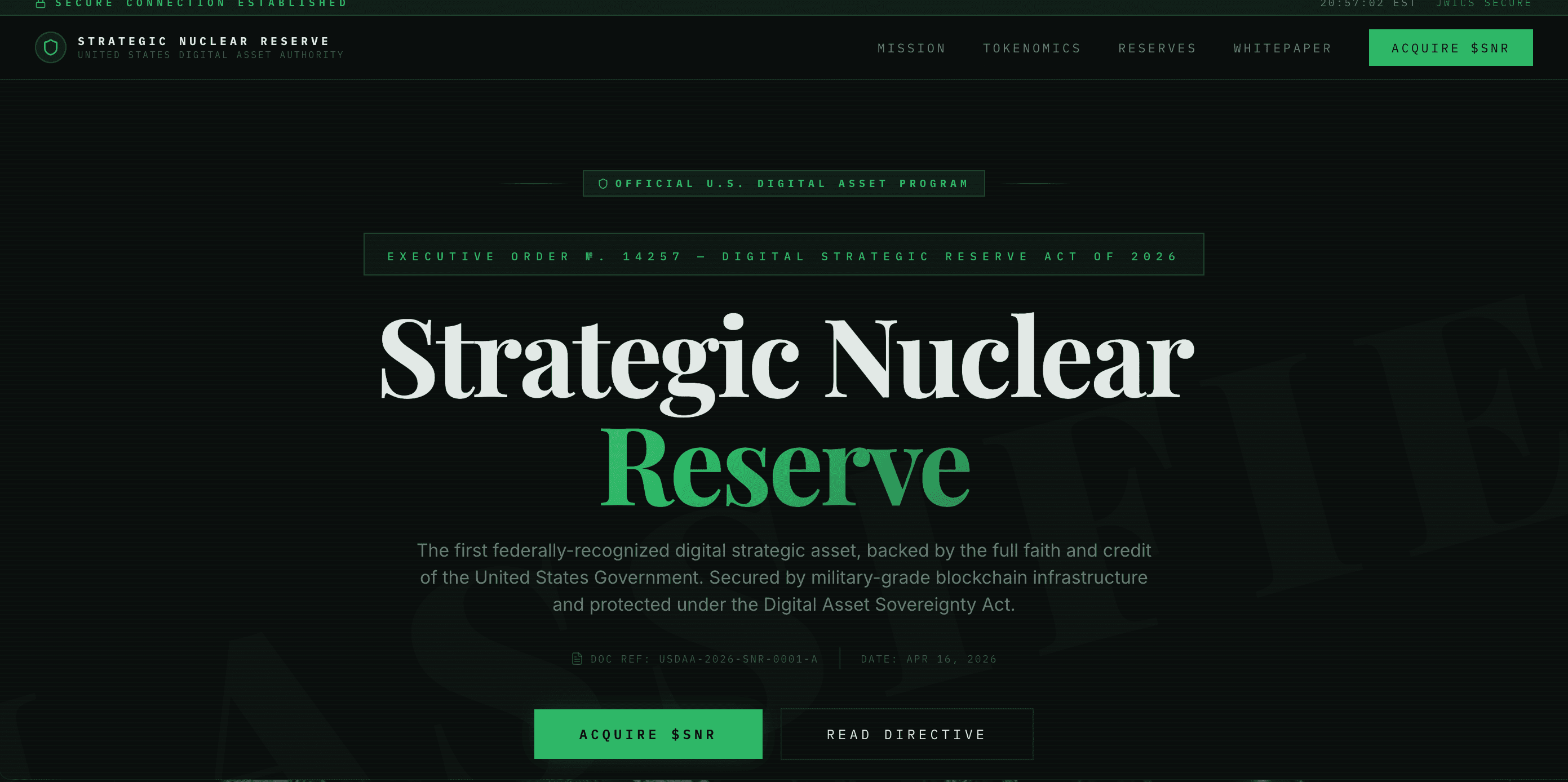 Qu'est-ce que la réserve nucléaire stratégique (RNS) ? La réserve nucléaire stratégique (RNS) peut-elle atteindre 1 $ ?