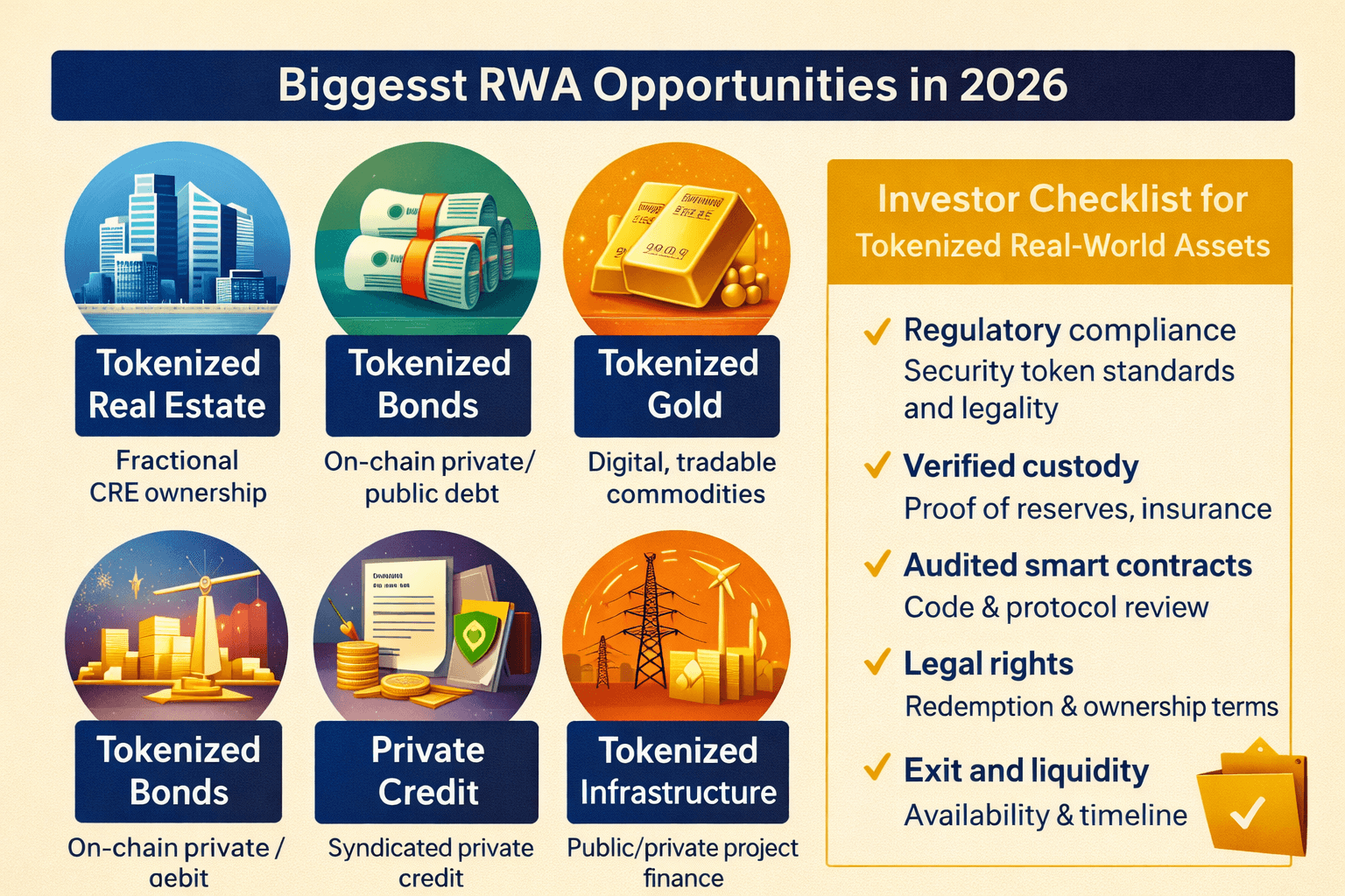什麼是 RWA(現實世界資產令牌化)?2026年最大的機遇