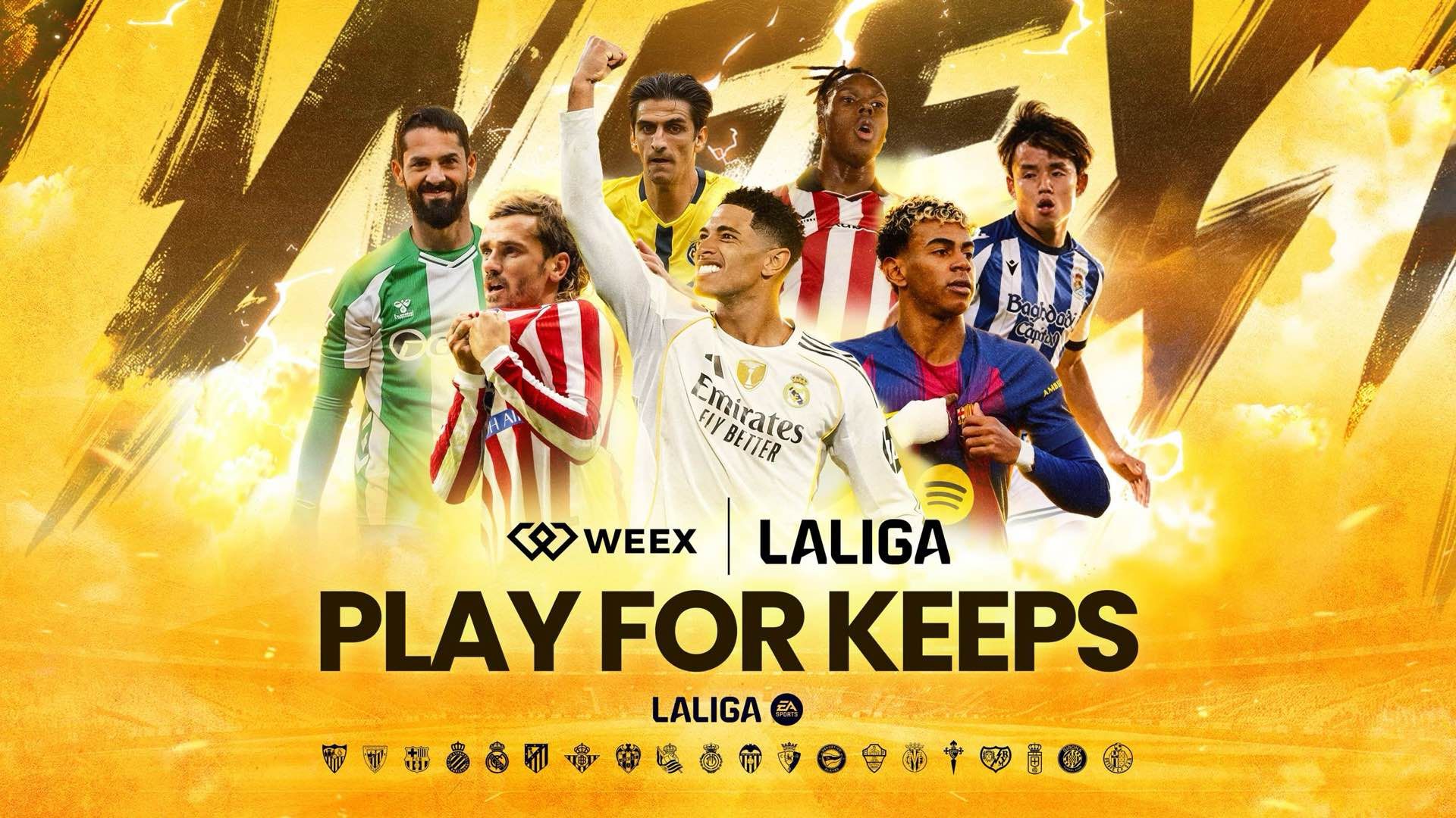 چگونه WEEX و LALIGA عملکرد برتر را دوباره تعریف میکنند