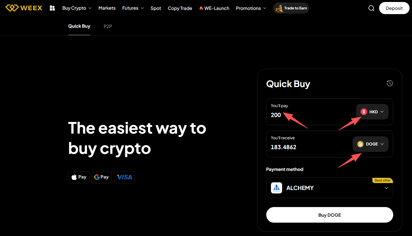 Qu'est-ce que WEEX OTC et comment acheter du DOGE avec des HKD sur WEEX OTC ?