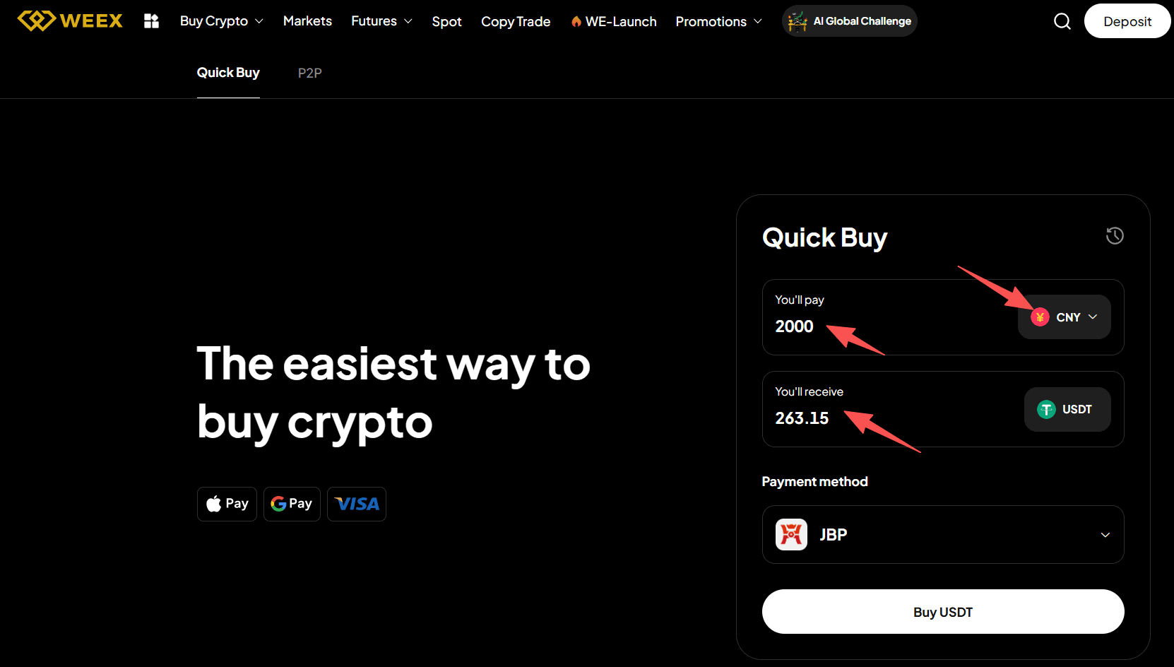 WEEX OTC چیست و چگونه میتوان USDT را با یوان چین در WEEX OTC خریداری کرد؟
