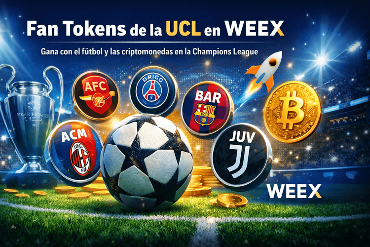 Gana cripto con los fan tokens de la UCL en WEEX