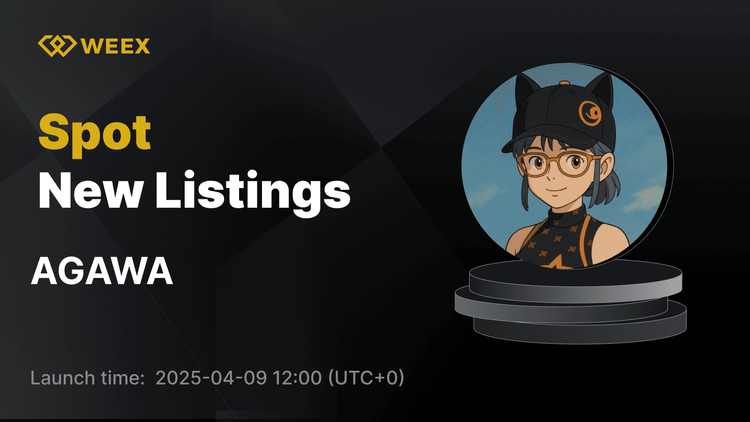 Agawa (AGAWA) debuta en WEEX Spot con el par AGAWA USDT oficialmente abierto para operar