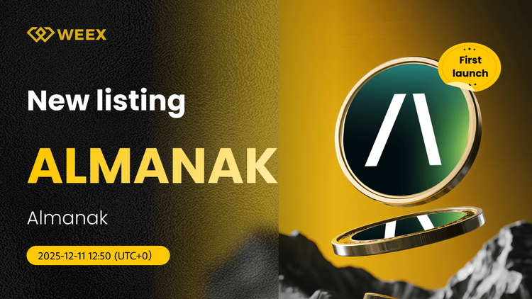 ALMANAK USDT Live: Moneda Almanak Cotizada en WEEX Spot