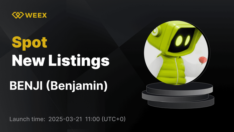 Benjamin (BENJI) 在 WEEX 上市 - 立即开始交易 BENJI USDT！