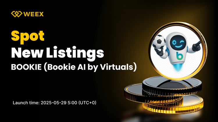 La IA de las cookies de Virtuals (BOOKIE) se une a la alineación spot de WEEX