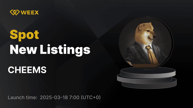 CHEEMS (CHEEMS) cotiza en WEEX Spot – CHEEMS USDT Trading entra en funcionamiento