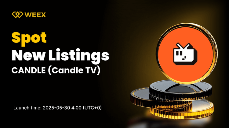 Listas de velas de TV (CANDLE) en spot de WEEX: CANDLE USDT tradea en tiempo real
