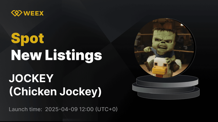 Chicken Jockey (JOCKEY) debuta oficialmente en WEEX con JOCKEY USDT Spot Trading ahora disponible