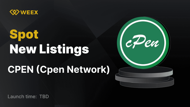 Cpen Network (CPEN) 現已在 WEEX 上線，CPEN USDT 交易開放