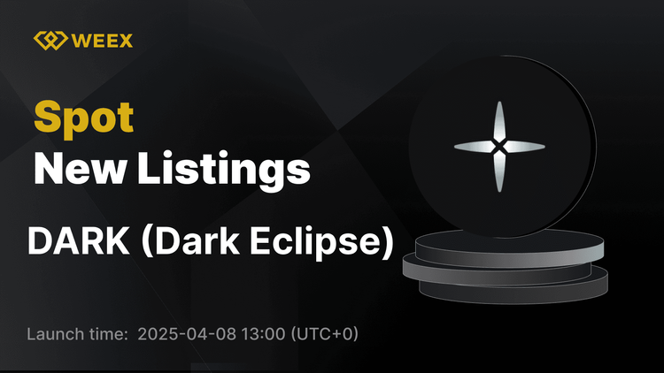 Dark Eclipse (DARK) se une al mercado spot WEEX con el par USDT DARK ahora abierto para operar