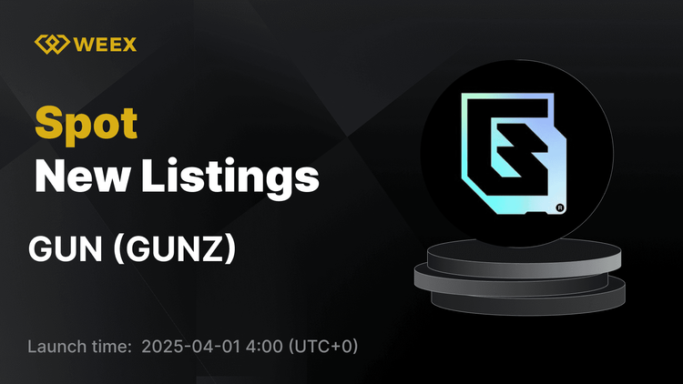 GUNZ (GUN) cotiza en WEEX Spot con GUN USDT Trading Pair ahora abierto