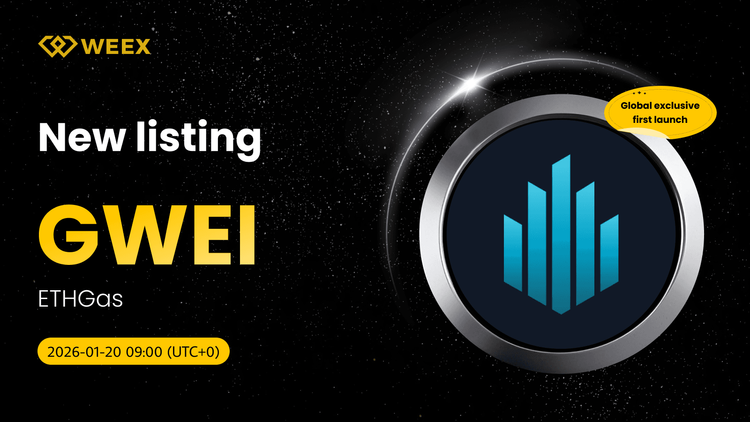 Lanzamiento Exclusivo Primero: Par de GWEI USDT listado en WEEX Spot
