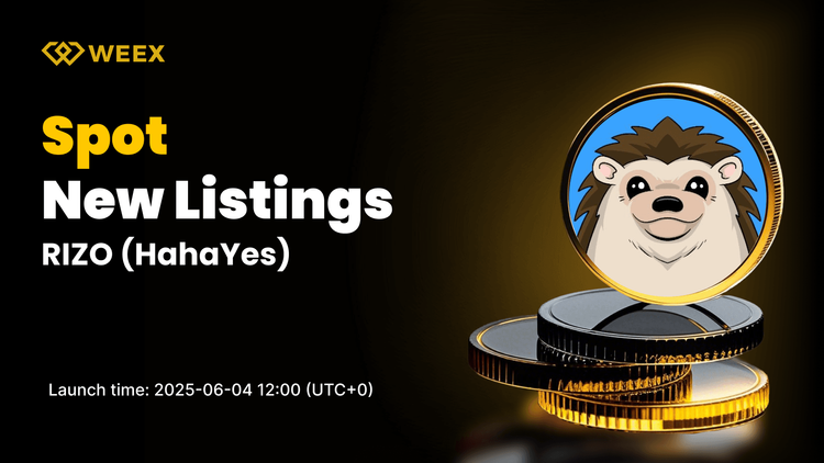 HahaYes (RIZO) Debuta en WEEX — El comercio de RIZO USDT comienza el 4 de junio