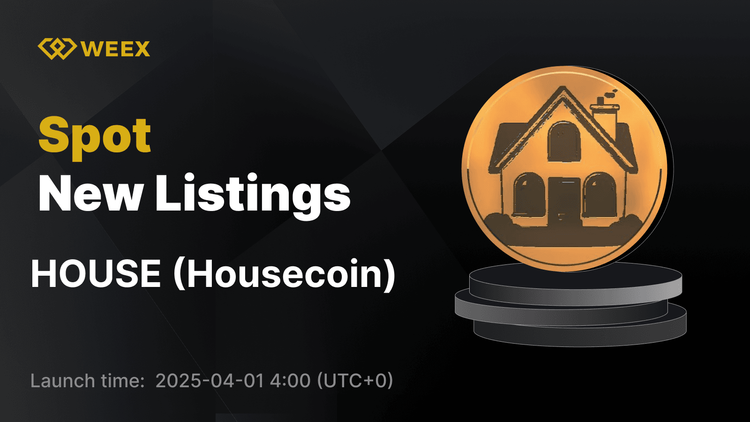 House Protocol (HOUSE) 現已登陸 WEEX，並開放 HOUSE USDT 交易對