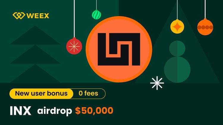 ایردراپ INX: از یک استخر پاداش 50,000 USDT در WEEX درآمد کسب کنید