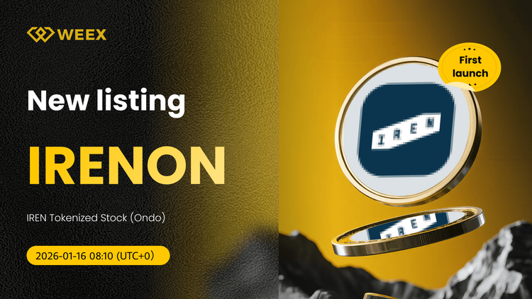 جفت ارز IRENON USDT در بازار نقدی WEEX فهرست شد