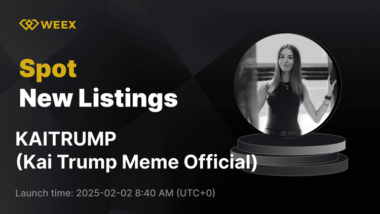 Kai Trump Meme Official (KAITRUMP) debuta en WEEX: ¡opera ahora con KAITRUMP USDT!