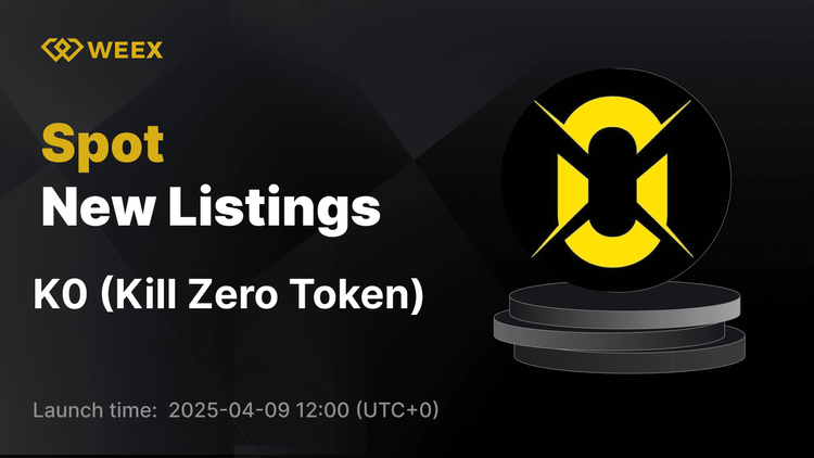 El token Kill Zero (K0) se une al mercado spot WEEX con el par de trading K0 USDT ahora en vivo
