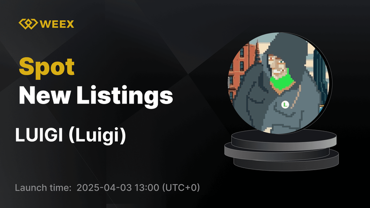 Luigi (LUIGI) se une a WEEX Spot Market con LUIGI USDT Trading en vivo pronto