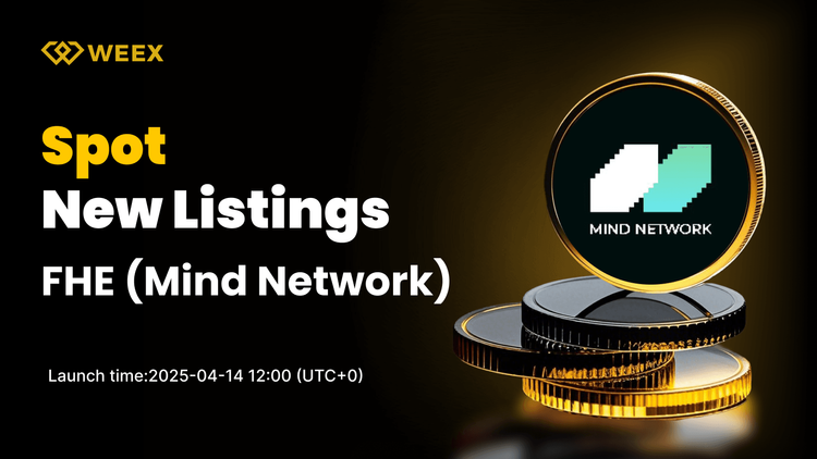 Mind Network (FHE) ahora disponible en WEEX Spot — El par de trading FHE USDT entra en funcionamiento