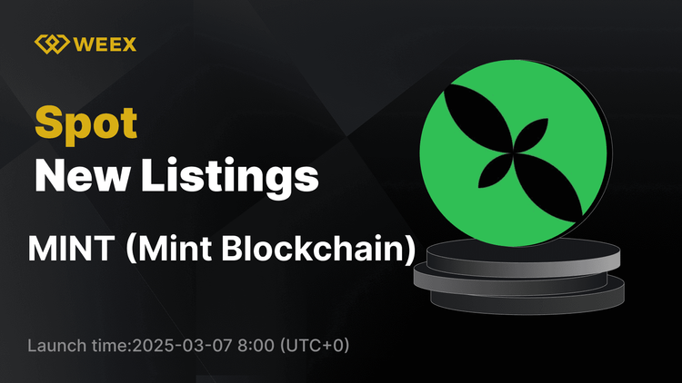بلاک چین Mint (MINT) اکنون در WEEX با تجارت MINT USDT فعال است