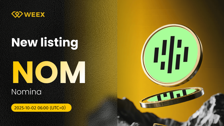 El trading con NOM USDT se activa: WEEX lista las monedas nomina