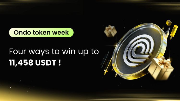 Semana de acciones tokenizadas de Ondo en la bolsa WEEX: Opera para ganar hasta 11 458 USDT de un bote de premios de 100 000 USDT.