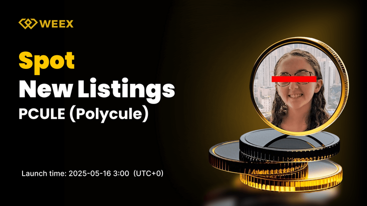 Polycule (PCULE) listado en WEEX Spot con el par de trading PCULE USDT