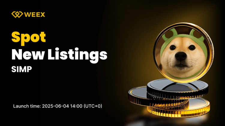 El token SIMP ya está disponible en WEEX: comience a operar con SIMP USDT el 4 de junio