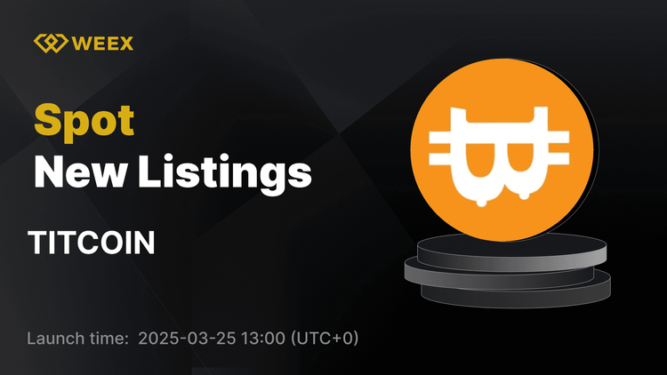 TITCOIN (TITCOIN) در WEEX Spot با TITCOIN USDT Pair Trading Open فهرست می شود