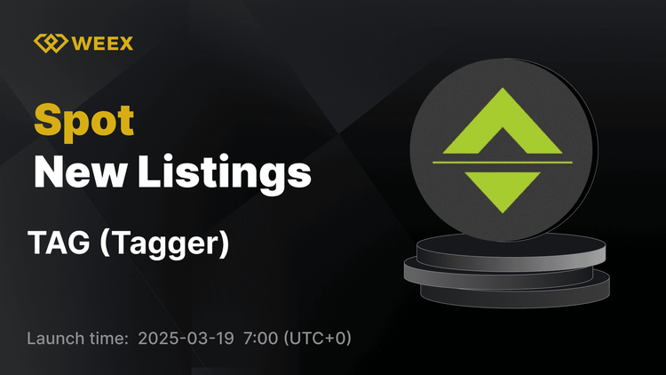 Tagger (TAG) Ya Disponible en WEEX – Trade TAG USDT Hoy