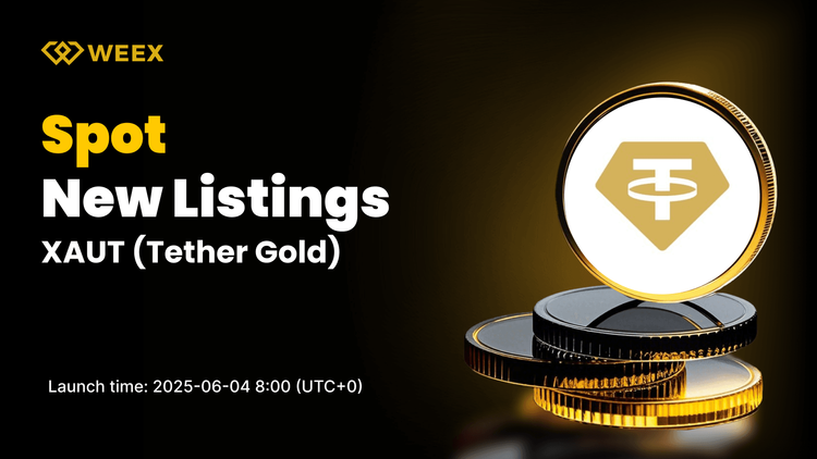 El Oro Tether (XAUT) se lista en WEEX Spot