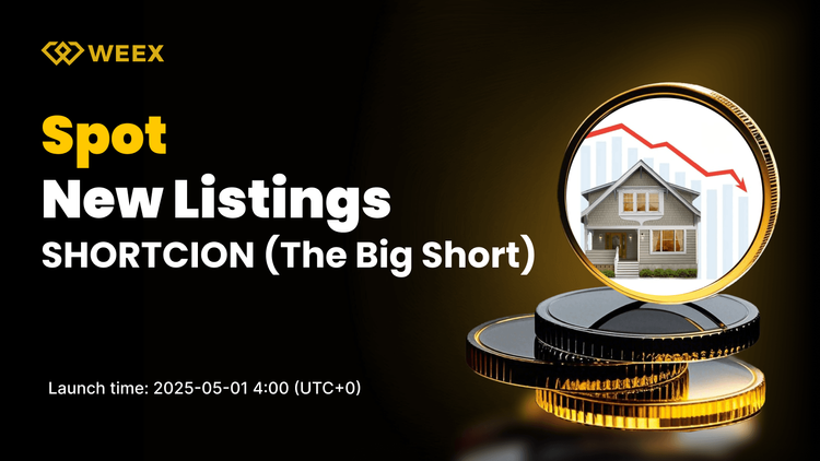 La gran apuesta corta (SHORTCION) ya está disponible en WEEX Spot — El par USDT de SHORTCION se abre para operar