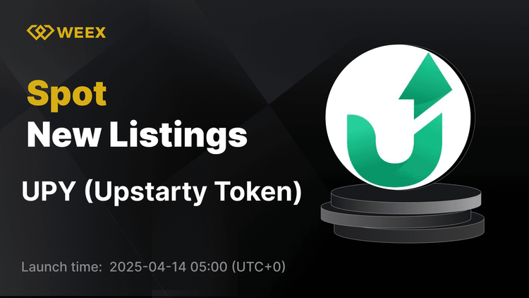 El token Upstarty (UPY) ya está disponible en WEEX Spot