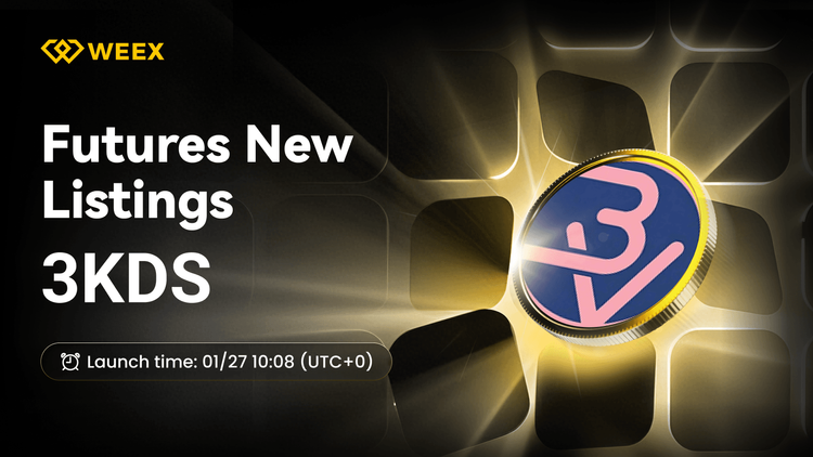 3KDS USDT对：3 Kingdoms Multiverse(3KDS)关于WEEX合约