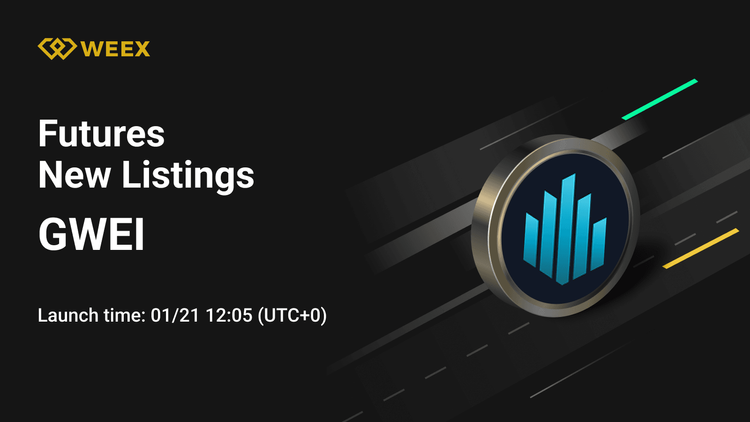 قرارداد دائمی GWEI USDT در معاملات آتی WEEX راه اندازی می شود