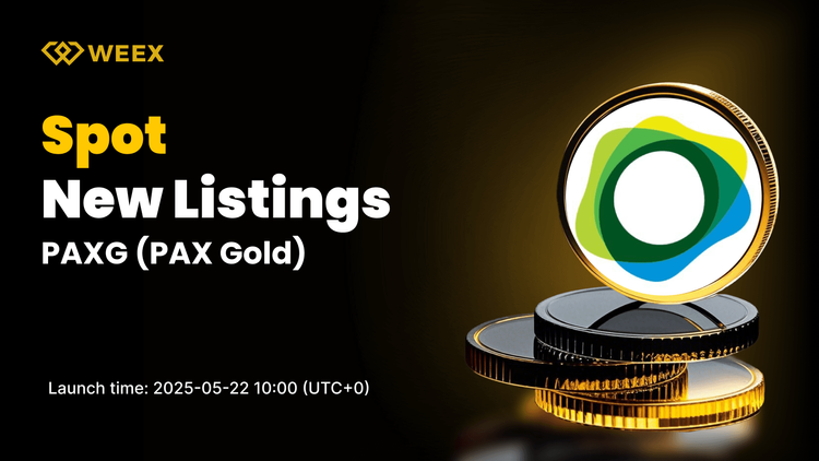 WEEX da la bienvenida a PAX Gold (PAXG) a su mercado al contado