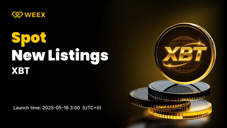 Trading al contado de XBT (XBT) listado en WEEX con el par XBT USDT